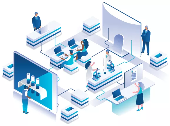 Equipe TecSolves gerenciando infraestrutura de TI para empresas
